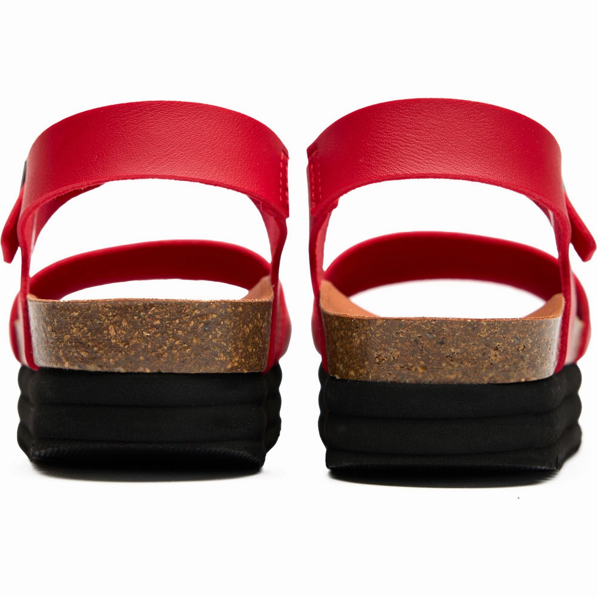 Clove Women's Vegan Flatform Sandals | Red