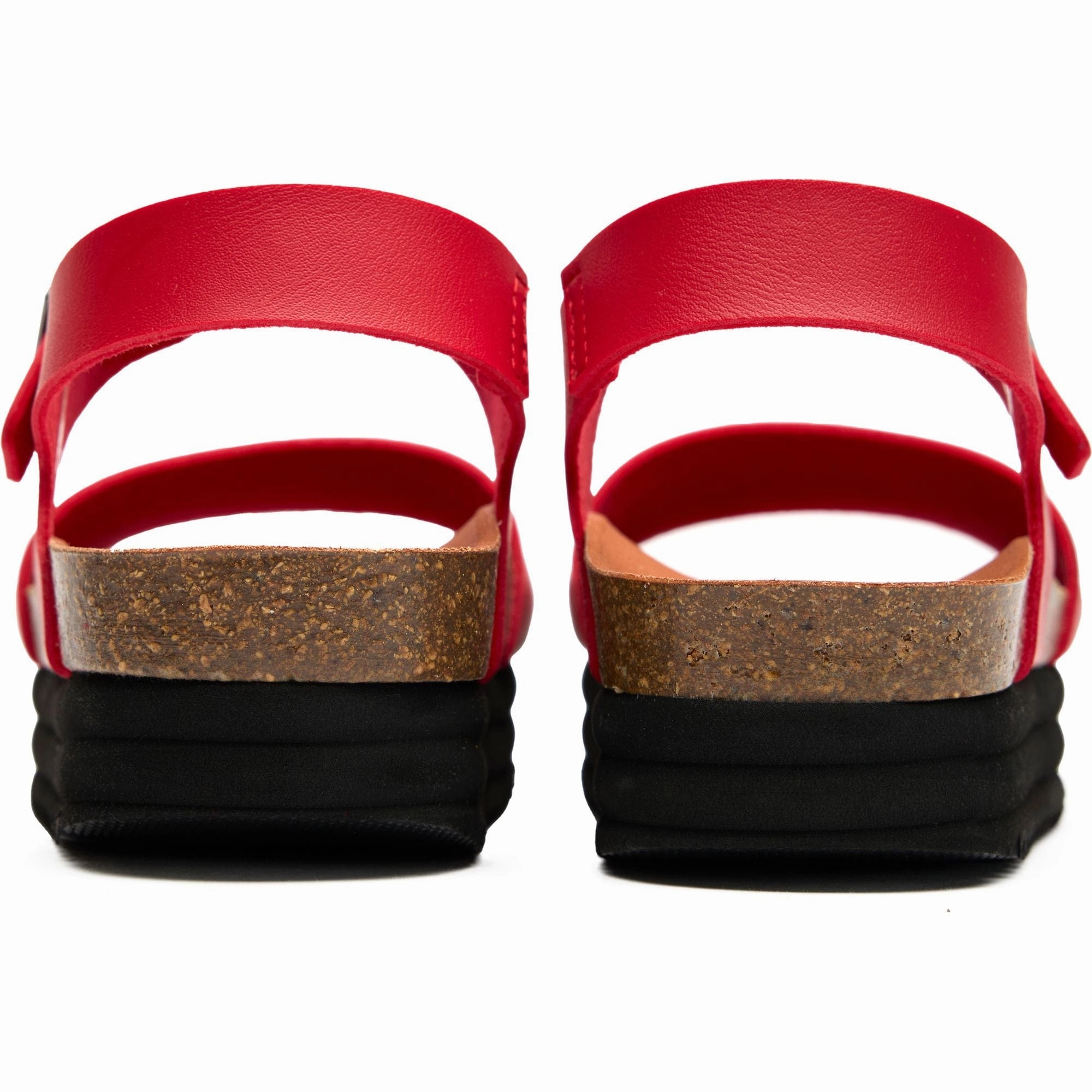 Clove Women's Vegan Flatform Sandals | Red