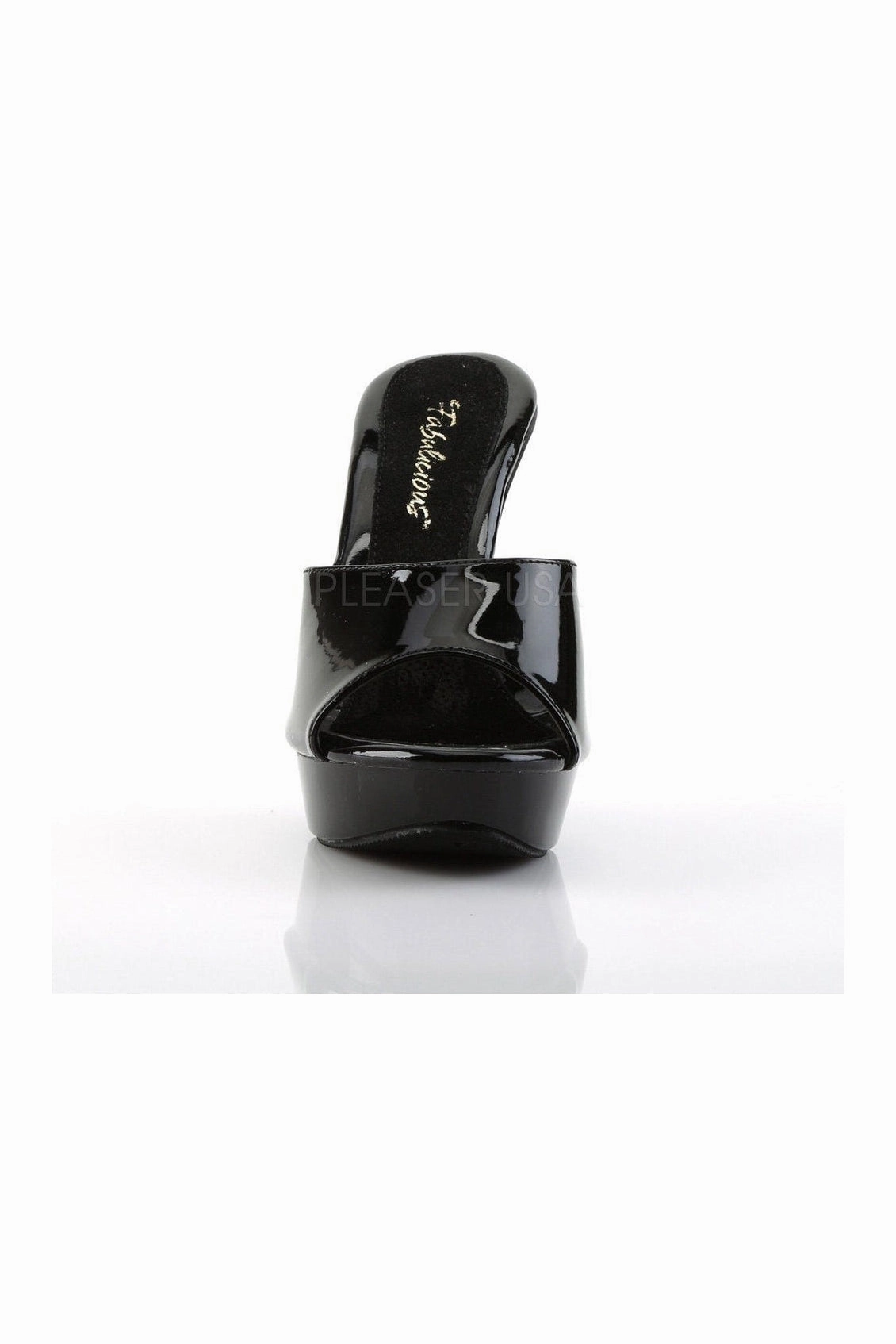 COCKTAIL-501 Platform Slide | Black Patent