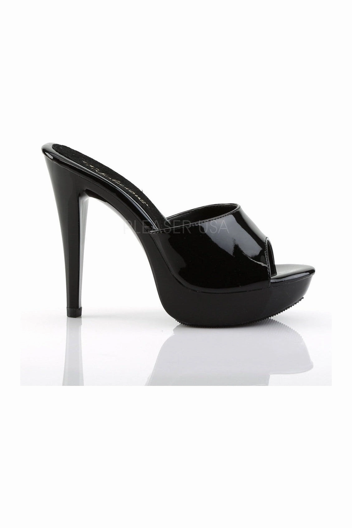 COCKTAIL-501 Platform Slide | Black Patent