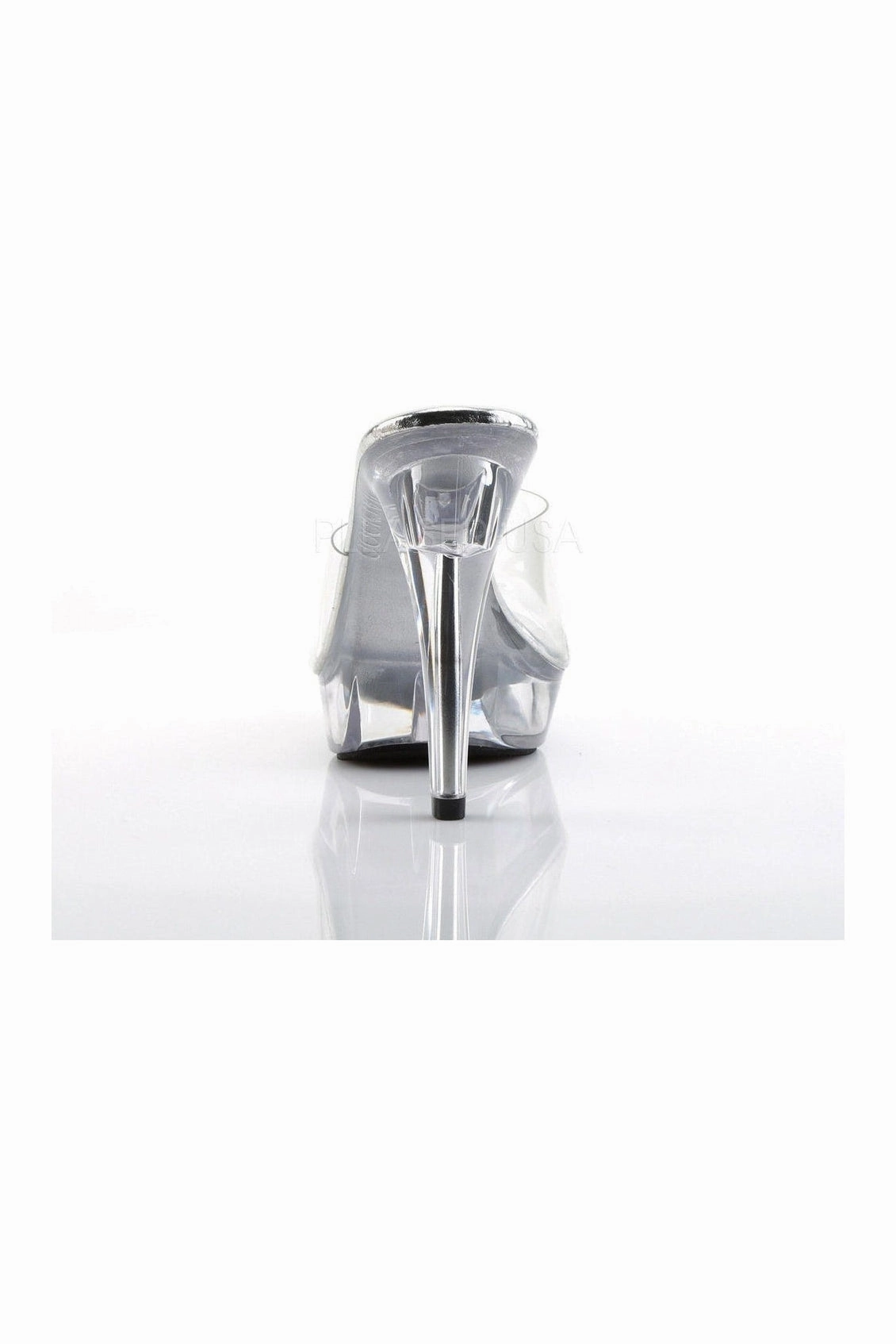 COCKTAIL-501 Platform Slide | Clear Vinyl