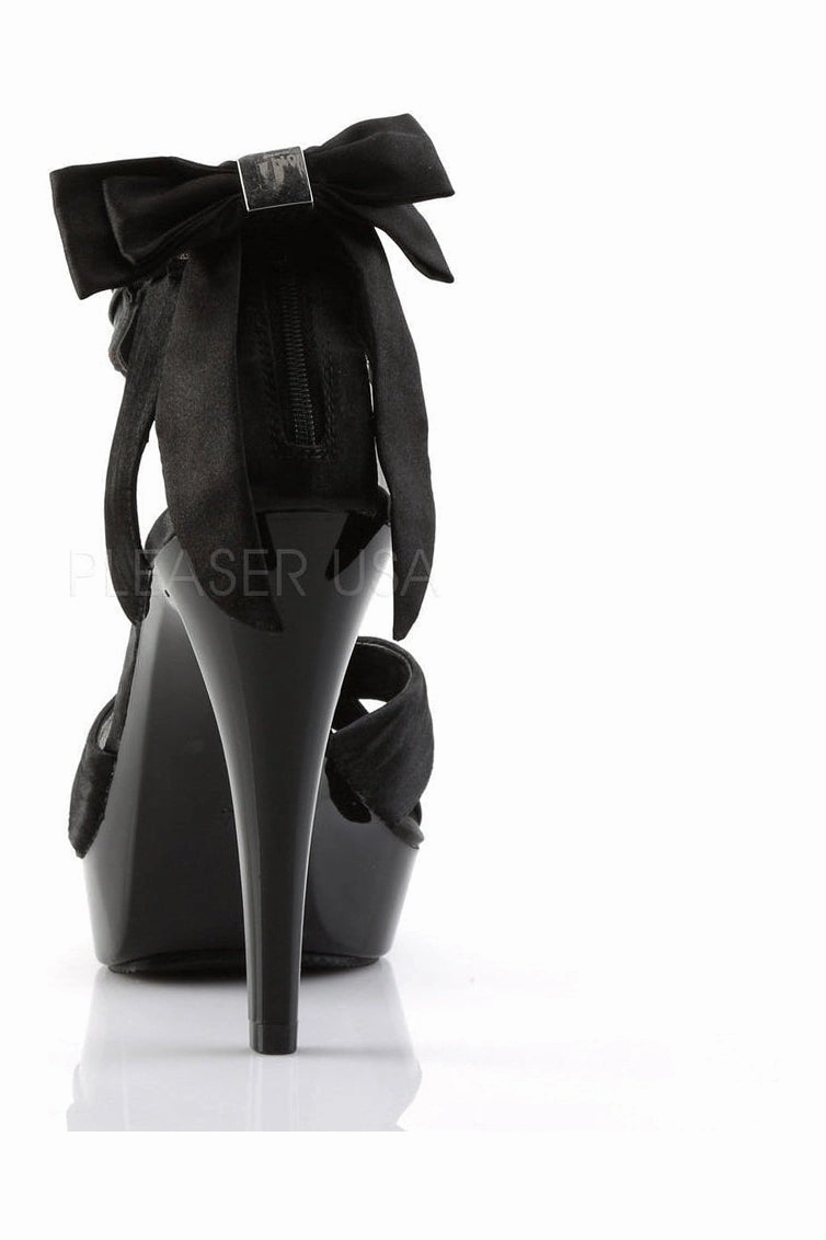 COCKTAIL-568 Sandal | Black Fabric