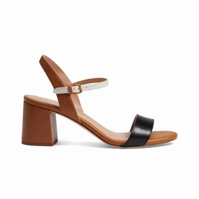 Cole Haan Women's Josie Block Heel - Pecan/Ivory/Black