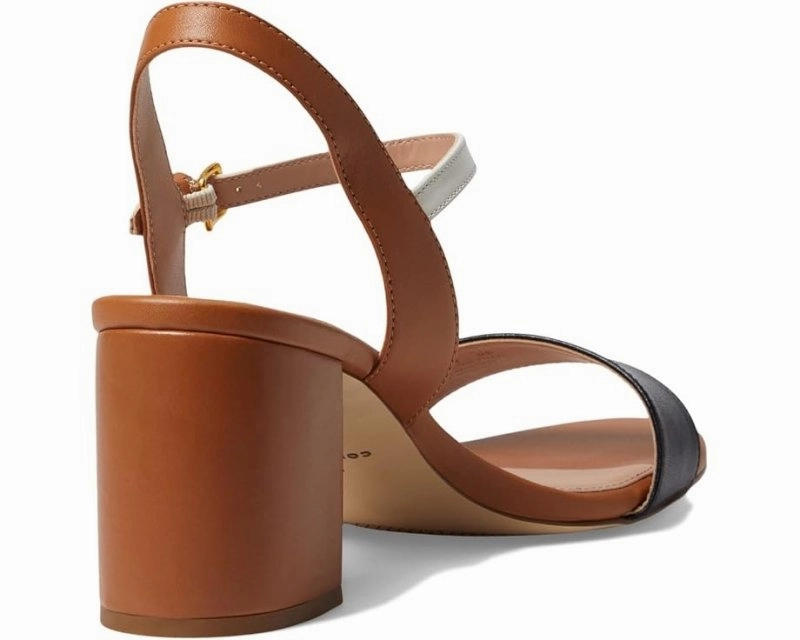 Cole Haan Women's Josie Block Heel - Pecan/Ivory/Black