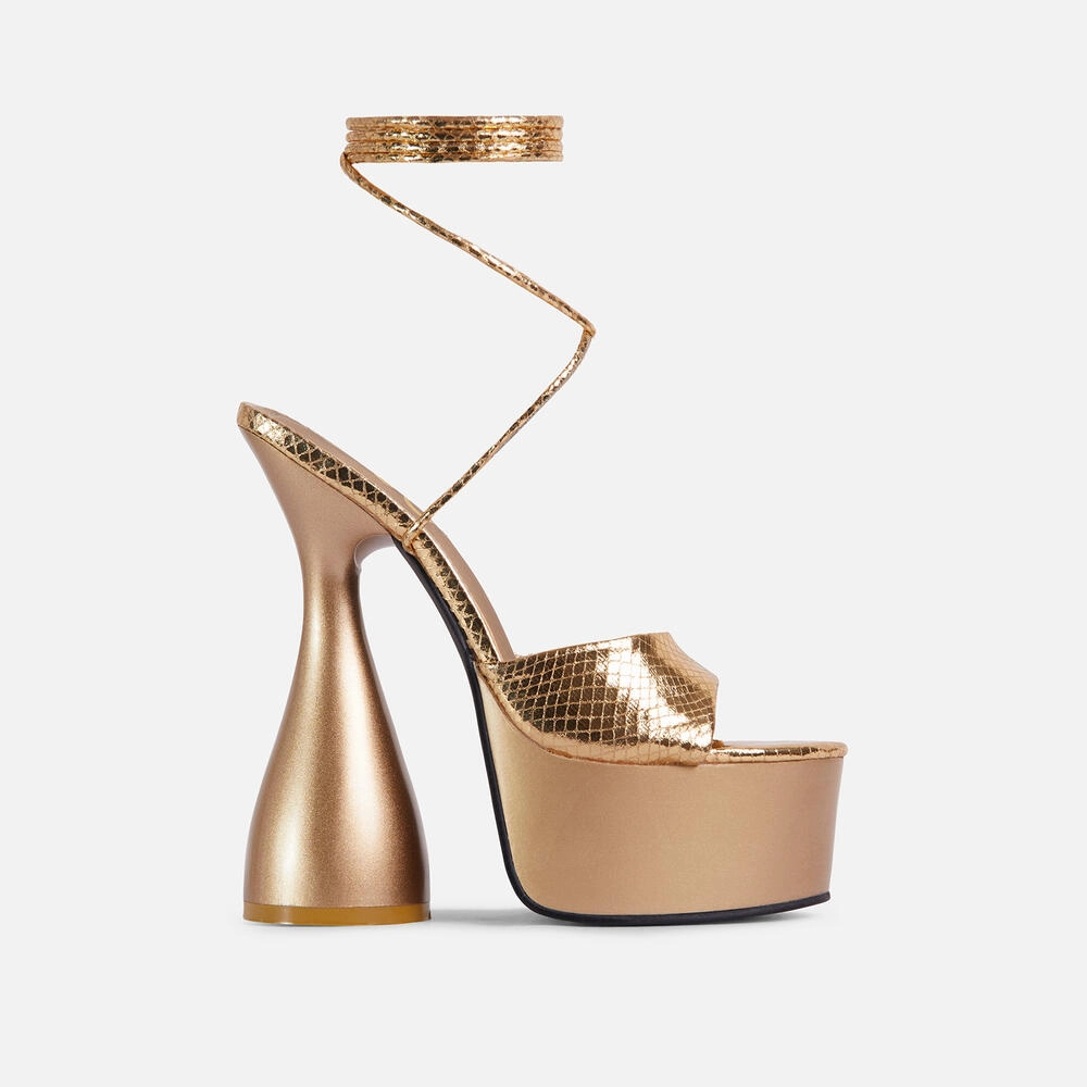 Coming In Hot Heels- Gold