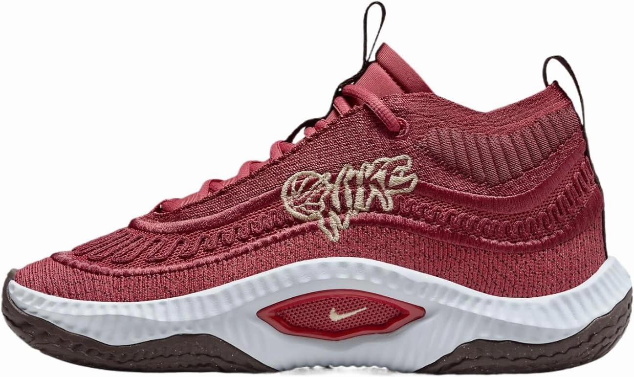 Cosmic Unity 3 Women's Basketball Shoes (FV3526-600, Cedar/Earth/Football Grey/Ice Peach) Size 10.5