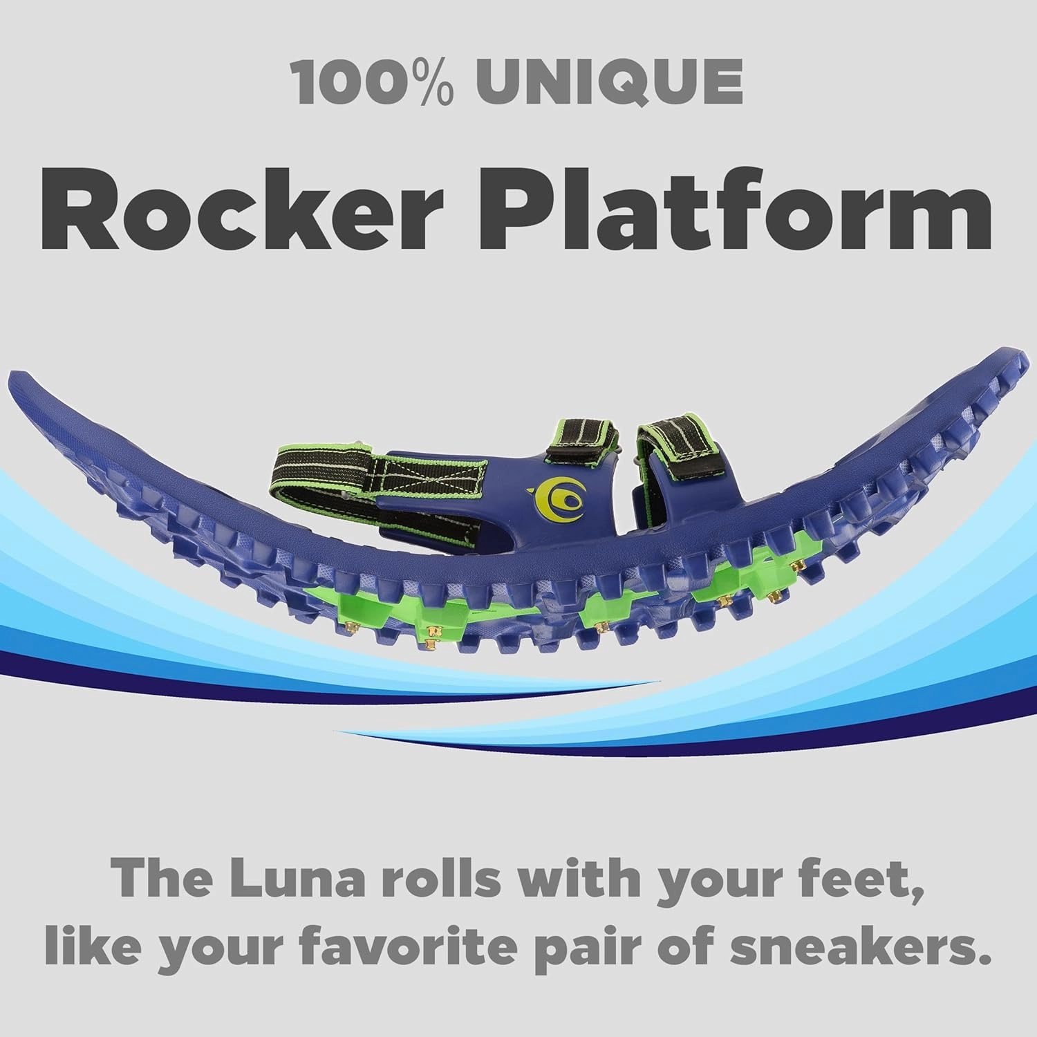 Crescent Moon Luna Unisex Ultralight EVA Foam Snowshoes for Men & Women  Ideal for Hiking, Running, Adults with Dual Density Rocker Cloud Deck and Ice Spikes
