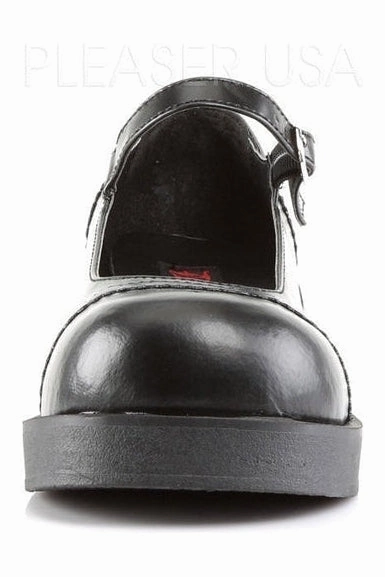 CRUX-07 Lolita | Black Faux Leather