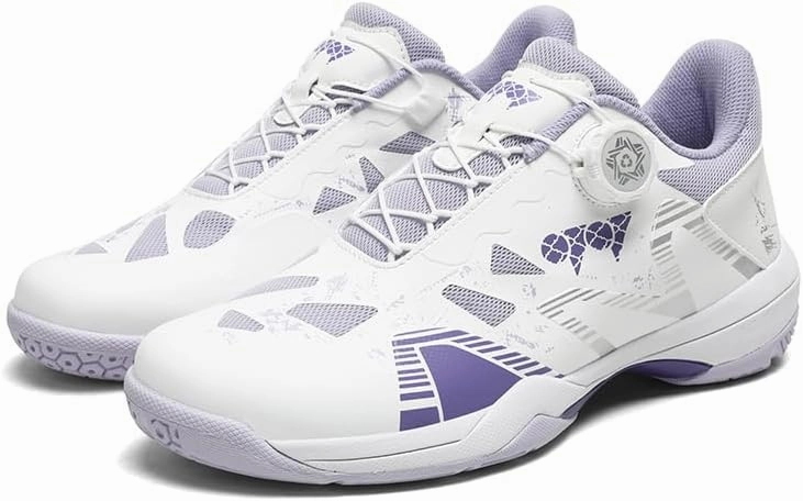 Cut Size Badminton Breathable Indoor and Outdoor Versatile White Shoes Anti Slip and wear-Resistant Volleyball Hard Floor Badminton Shoes