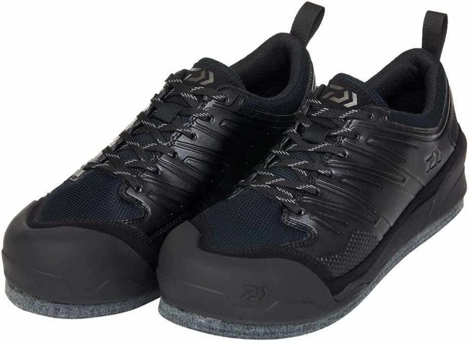 Daiwa Shoes DS-2603 (Spike Felt Sole), Black/Red/Green Camo, US Men's 7.5-11.5 (25.0-29.0 cm)