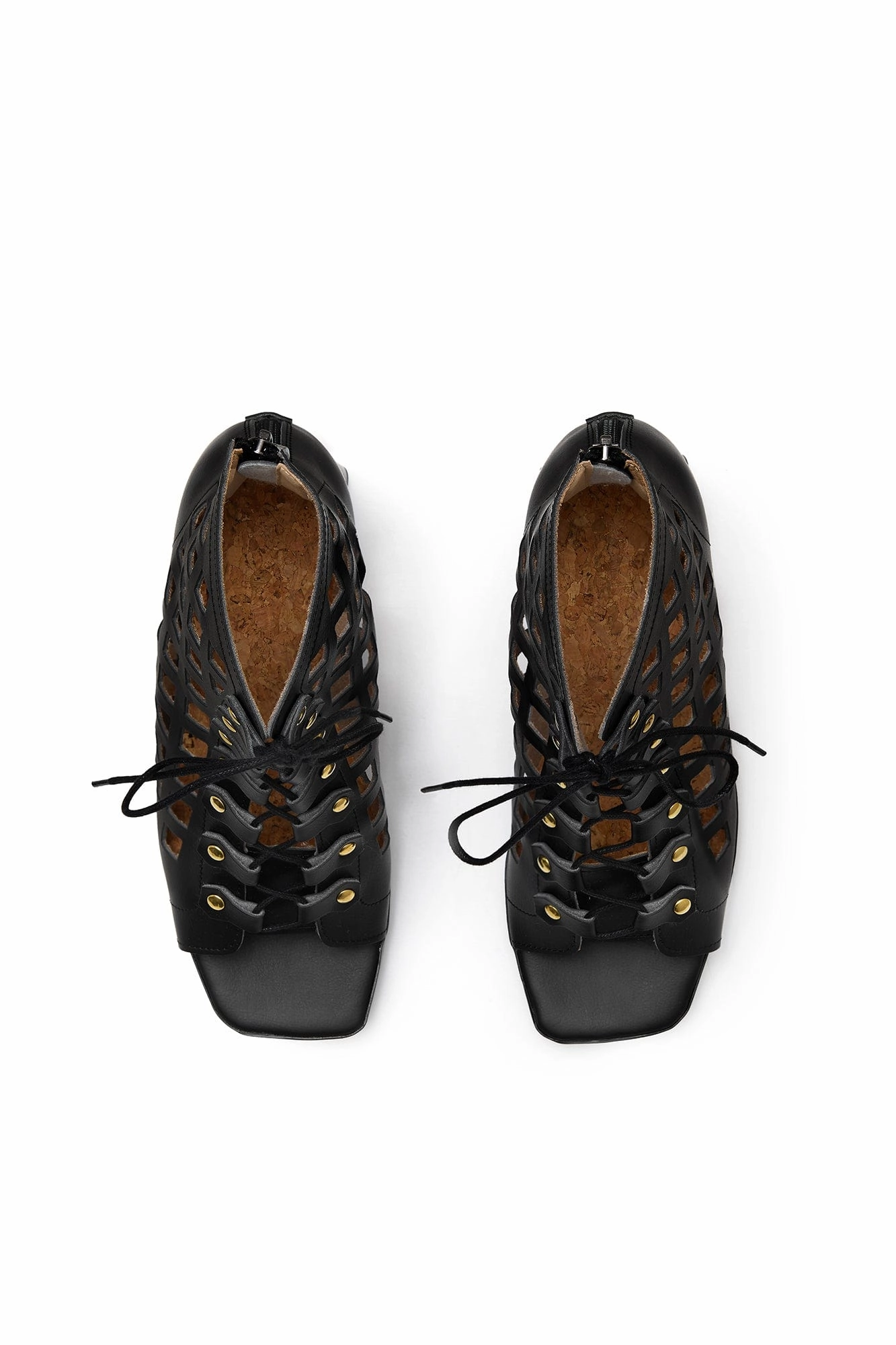 Dance Your Way Vegan Wheat & Corn Leather Block Heels | Black