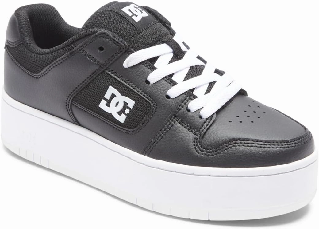 DC - Manteca 4 Platform - ADJS100156BKW - Color: Black - Size: 7.5