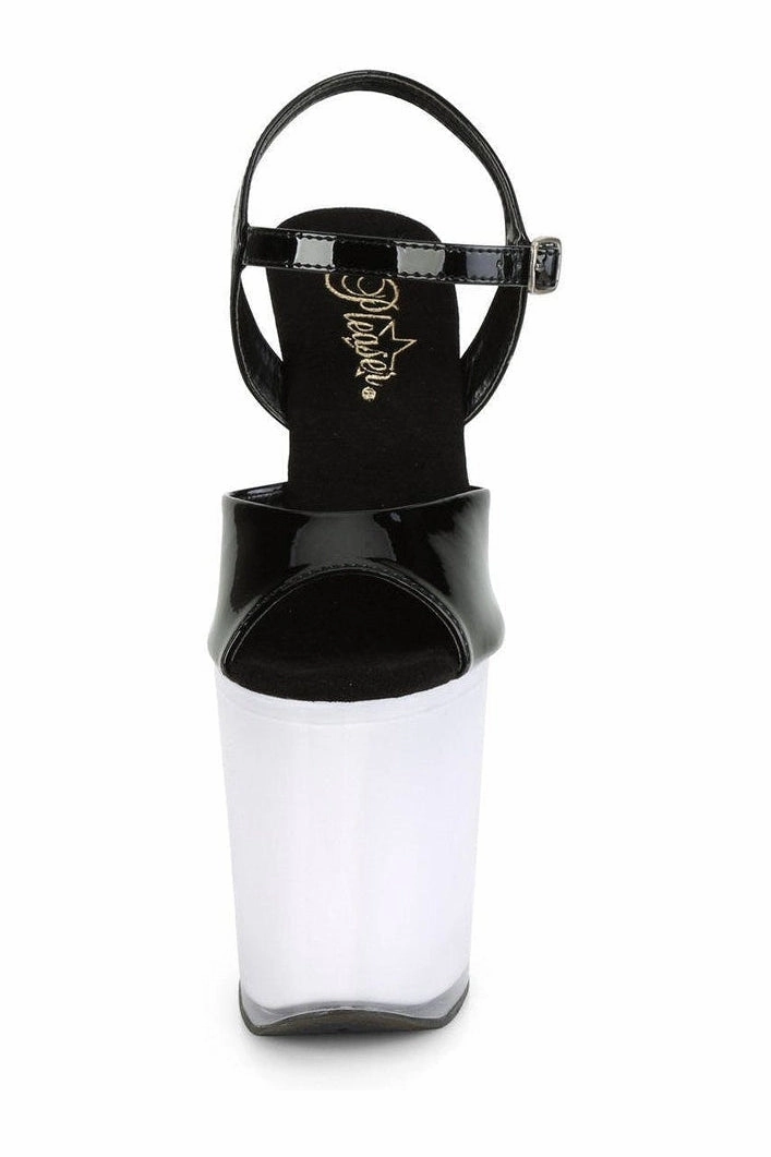 DISCOLITE-809 Exotic Sandal | Black Patent