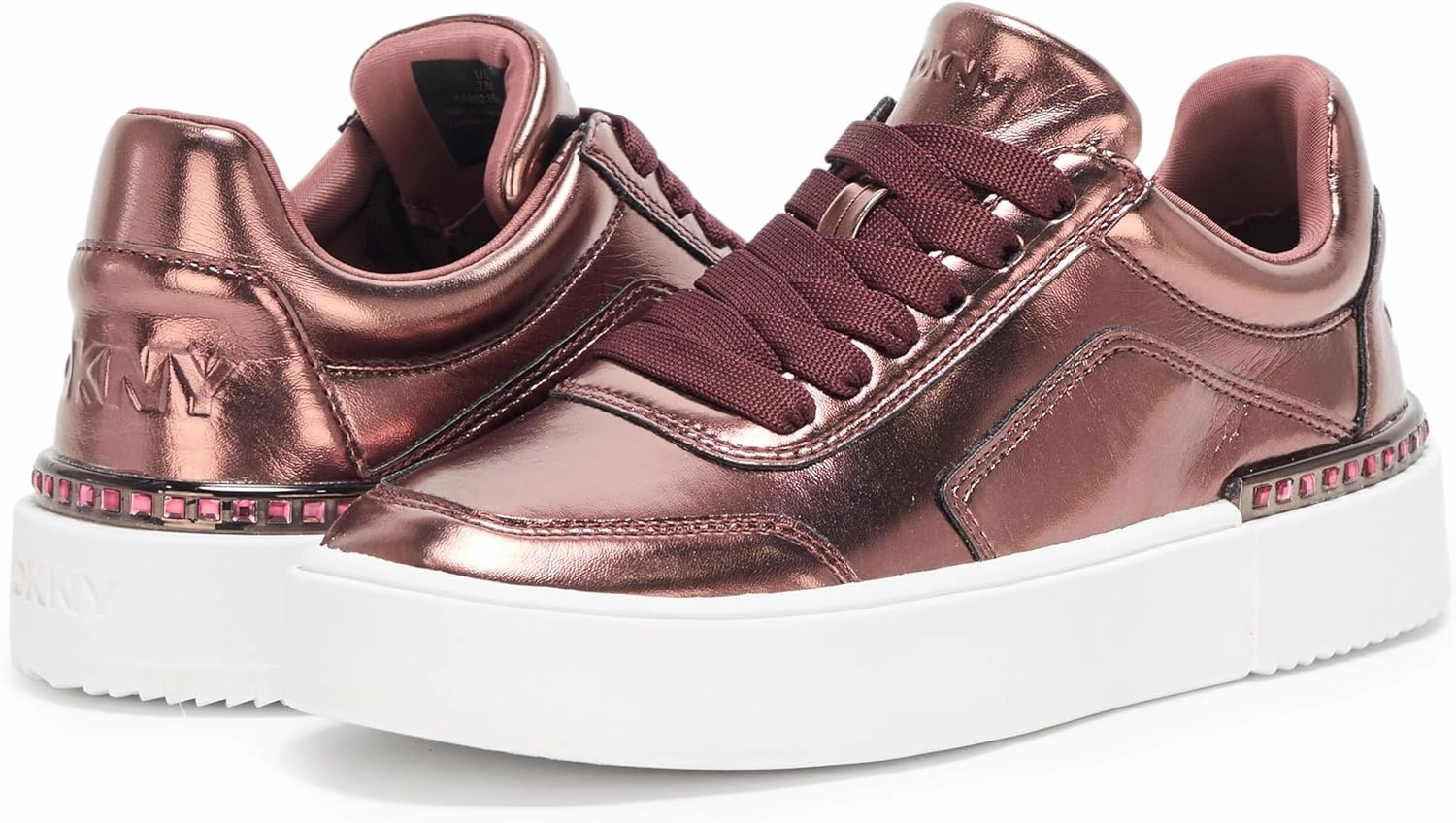 DKNY Women's Beverly Lace up Sneaker