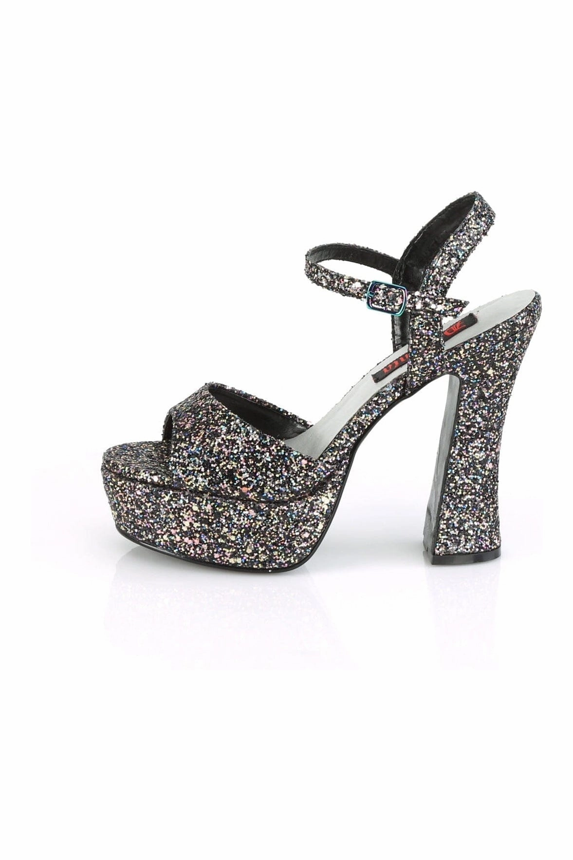 DOLLY-09 Black Glitter Sandal