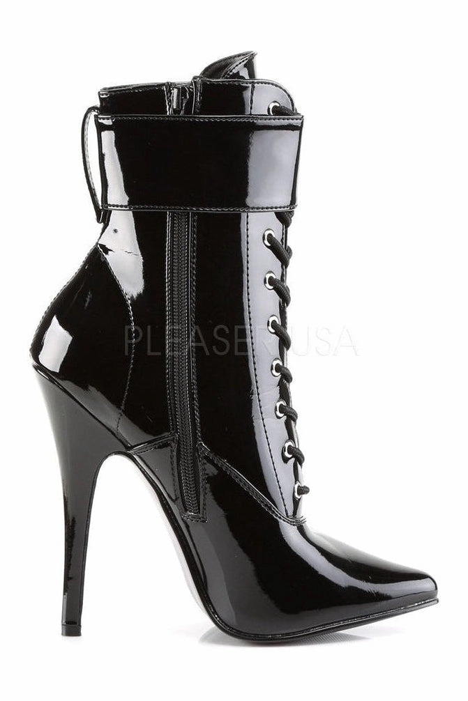 DOMINA-1023 Ankle Boot | Black Patent