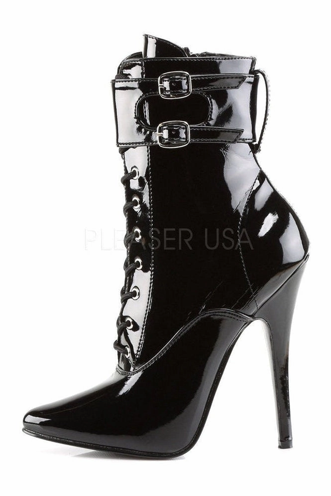 DOMINA-1023 Ankle Boot | Black Patent