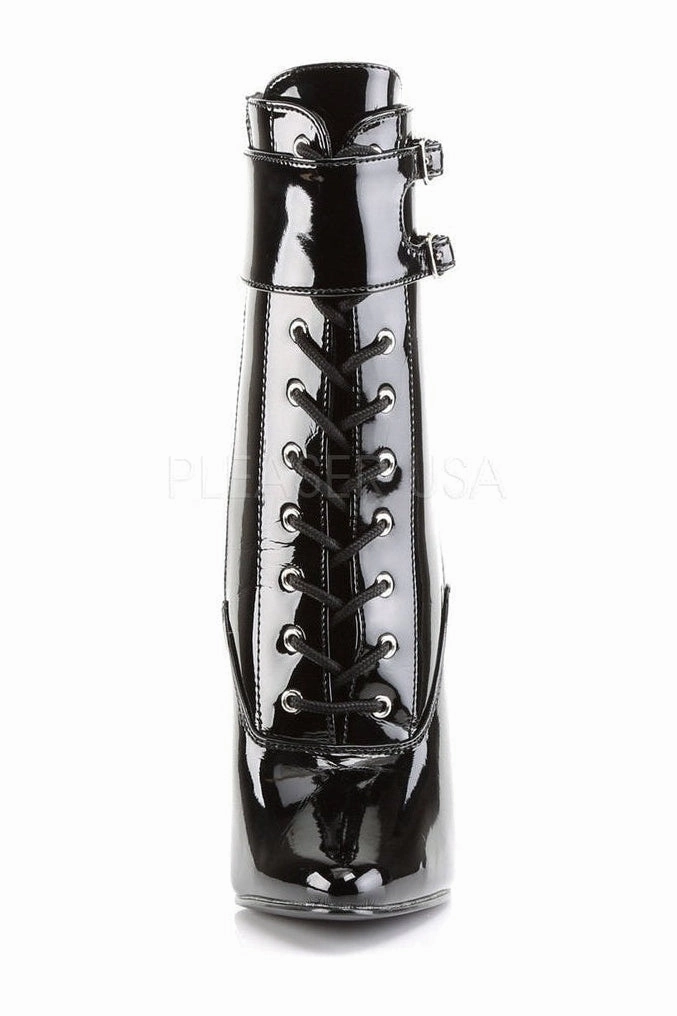 DOMINA-1023 Ankle Boot | Black Patent