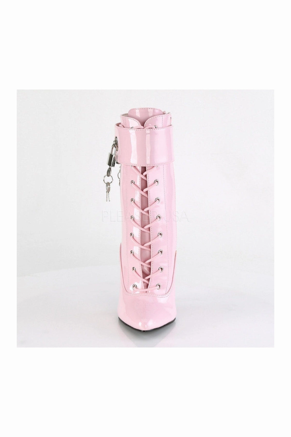 DOMINA-1023 Ankle Boot | Pink Patent