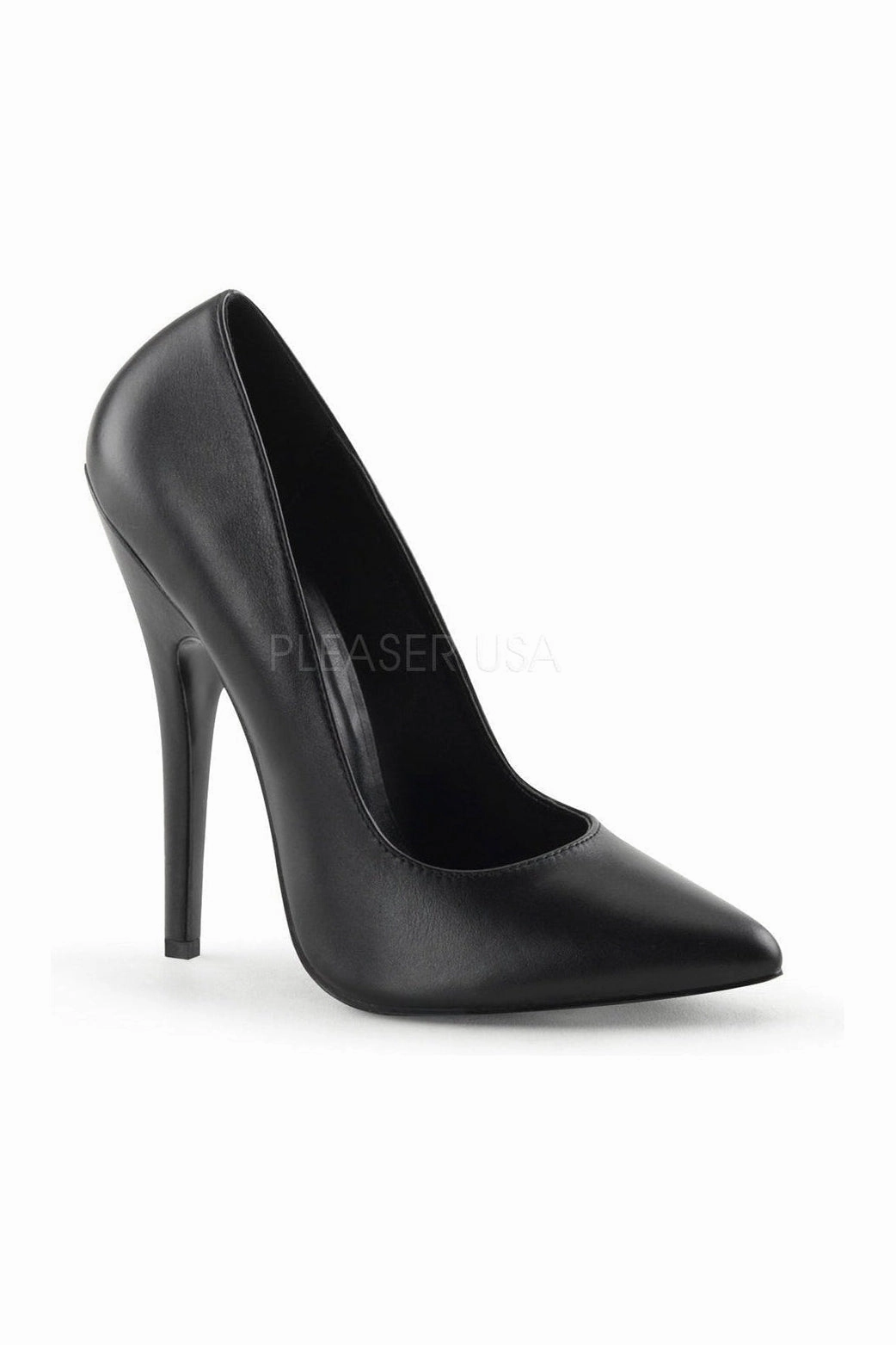 DOMINA-420 Pump  | Black Genuine Leather