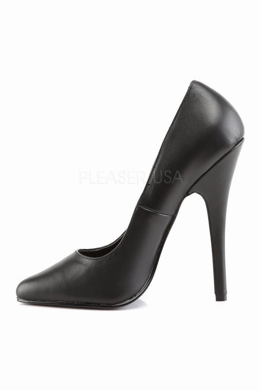 DOMINA-420 Pump  | Black Genuine Leather