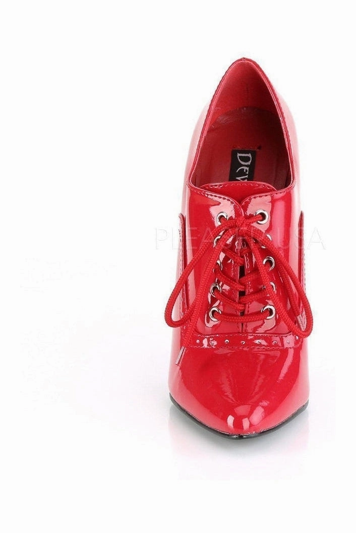 DOMINA-460 Ankle Bootie | Red Patent