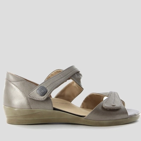 DOXIE W - GRIEGE LEATHER SANDALS