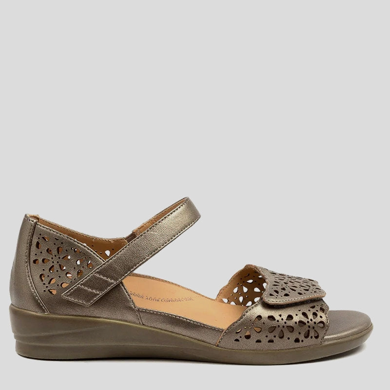 DUSTY W - GRIEGE LEATHER SANDALS FS