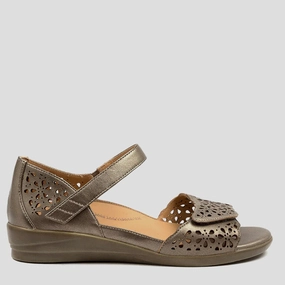 DUSTY W - GRIEGE LEATHER SANDALS FS