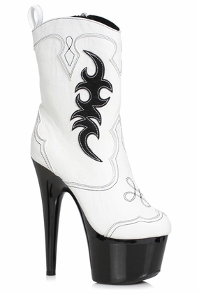 Ellie 709-CODY 7" Cowgirl Ankle Boot