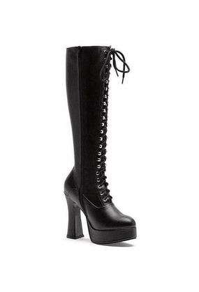 Ellie Shoes 557-GINA Heel Stretch Knee Boot W/Inner zipper