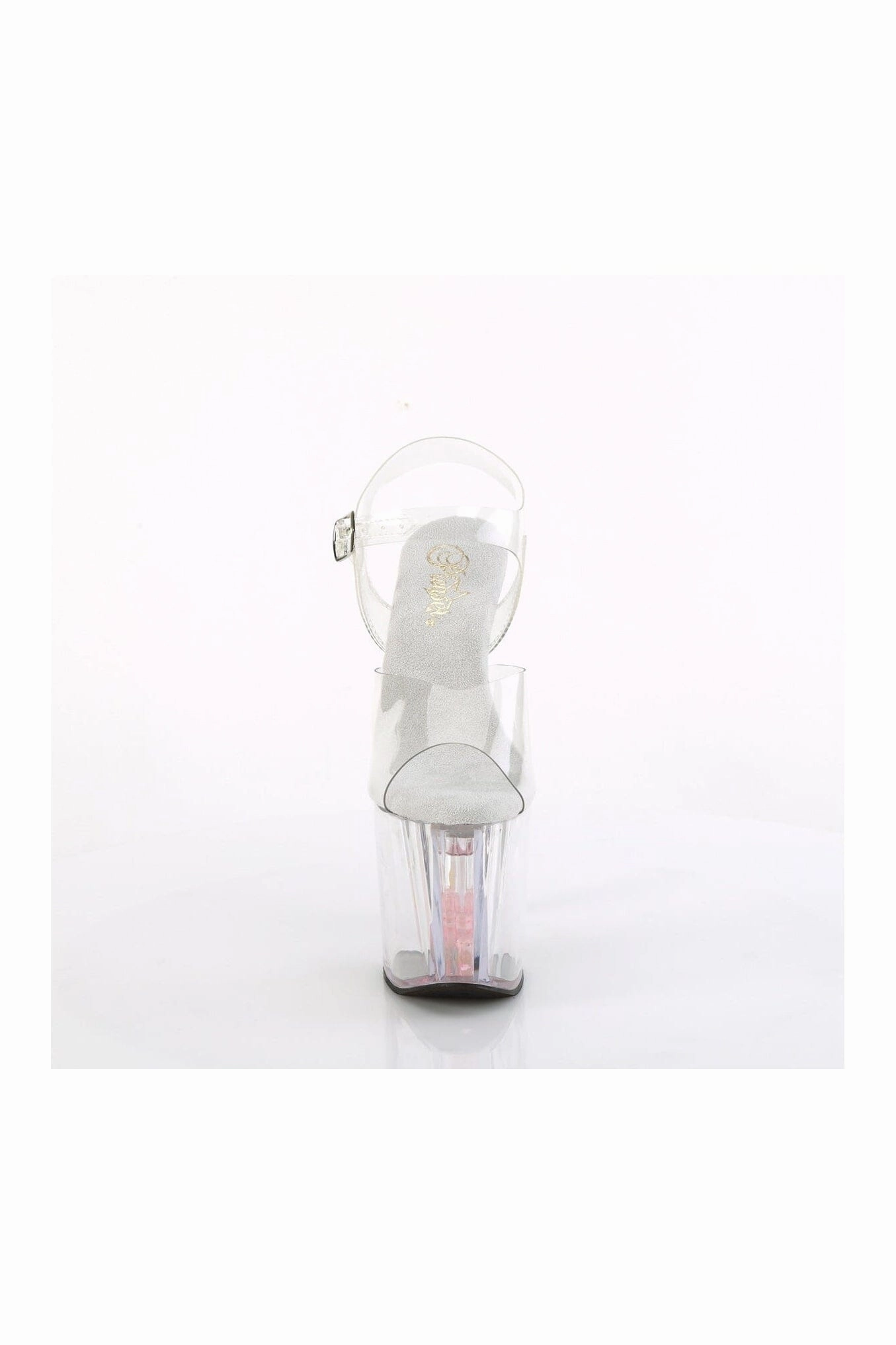ENCHANT-708AQUA-01 Clear Vinyl Sandal