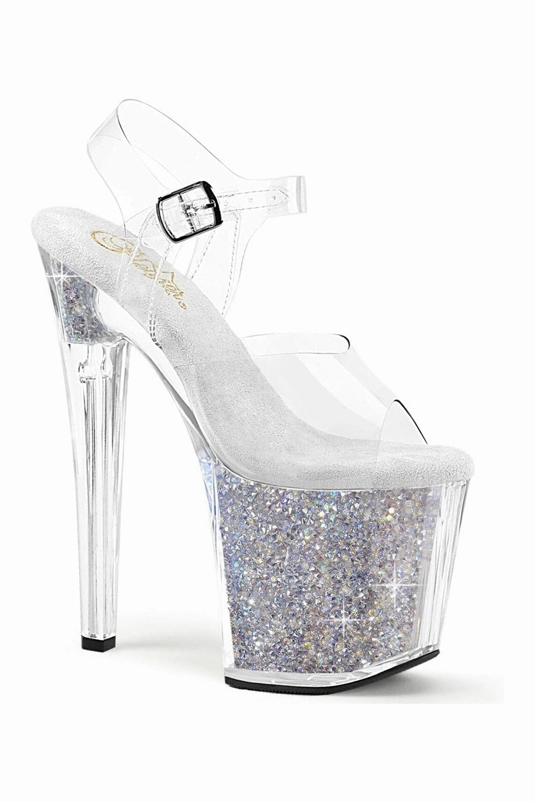 ENCHANT-708RSI Clear Vinyl Sandal