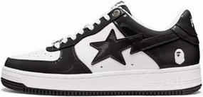 Ervkgm Sneakers for Women Men Classic Ape Head Logo Lightning Star Graphic Leather Trend Sports Shoes Low Top Skateboard Shoe