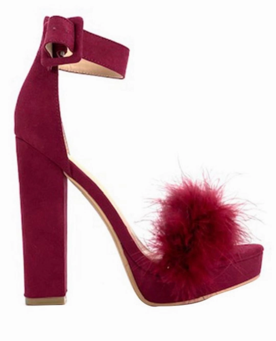 Evonne Heels- Burgundy