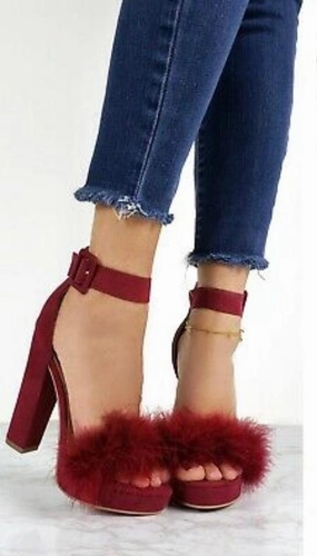 Evonne Heels- Burgundy