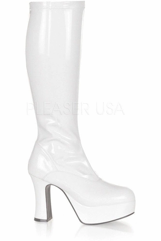 EXOTICA-2000 Go Go Boot | White Patent