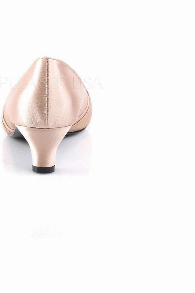 FAB-422 Pump  | Blush Genuine Satin