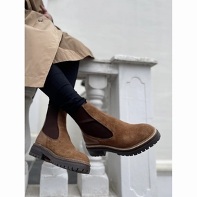 FALL 21 Suede - Cognac
