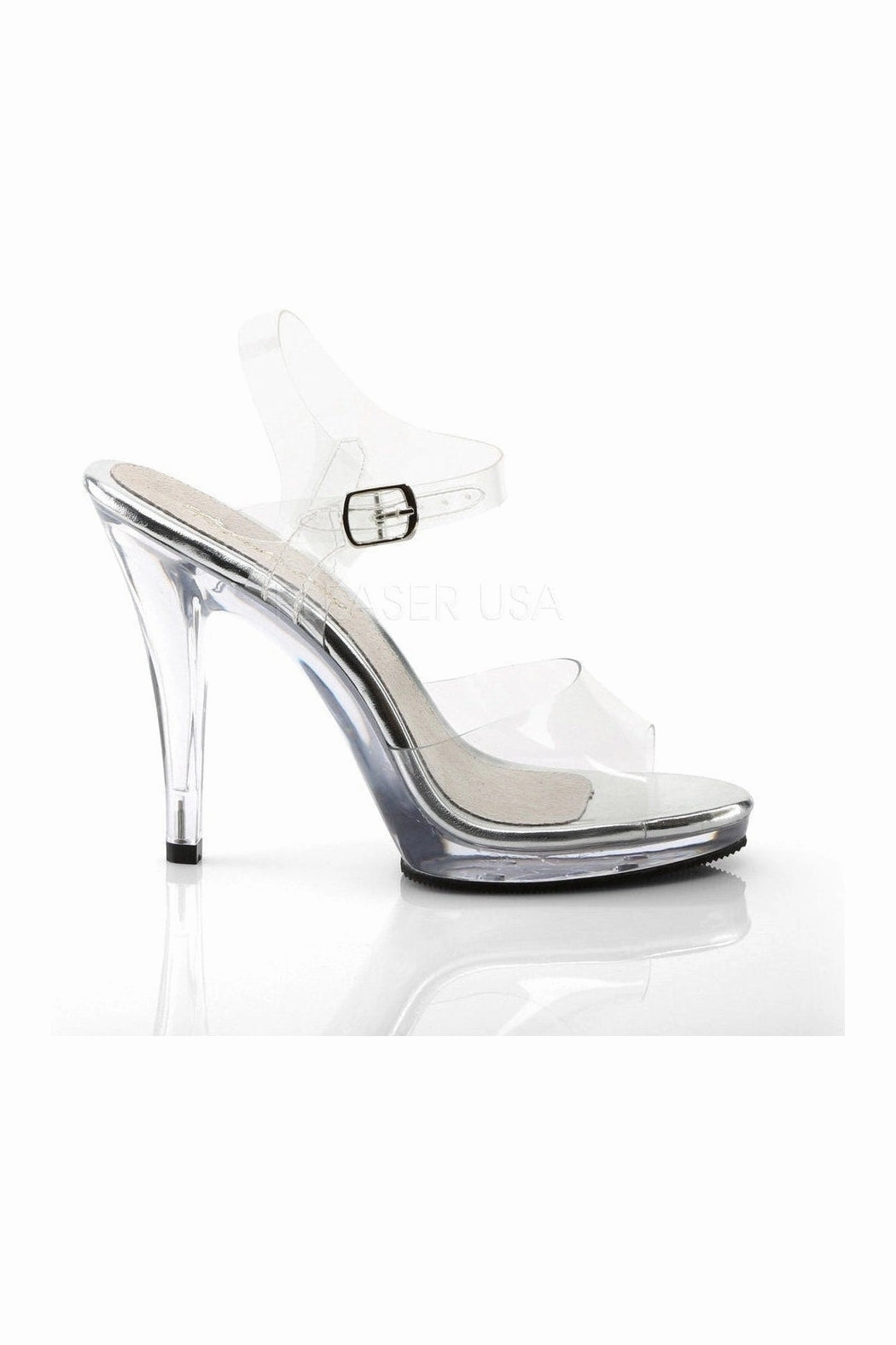 FLAIR-408 Sandal | Clear Vinyl