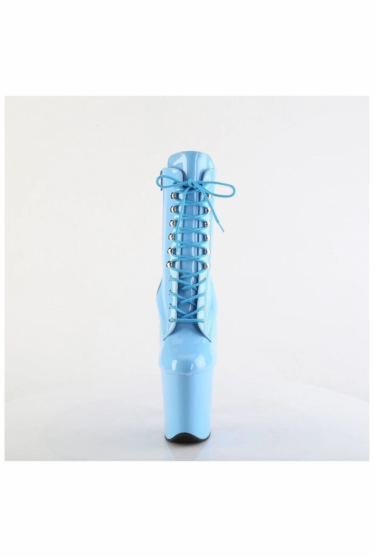 FLAMINGO-1020 Blue Patent Ankle Boot