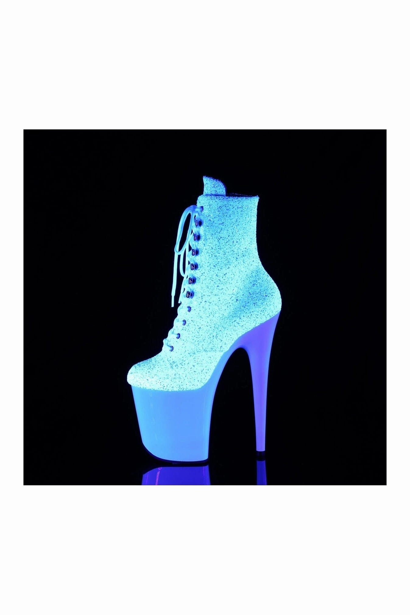 FLAMINGO-1020LG White Patent Ankle Boot