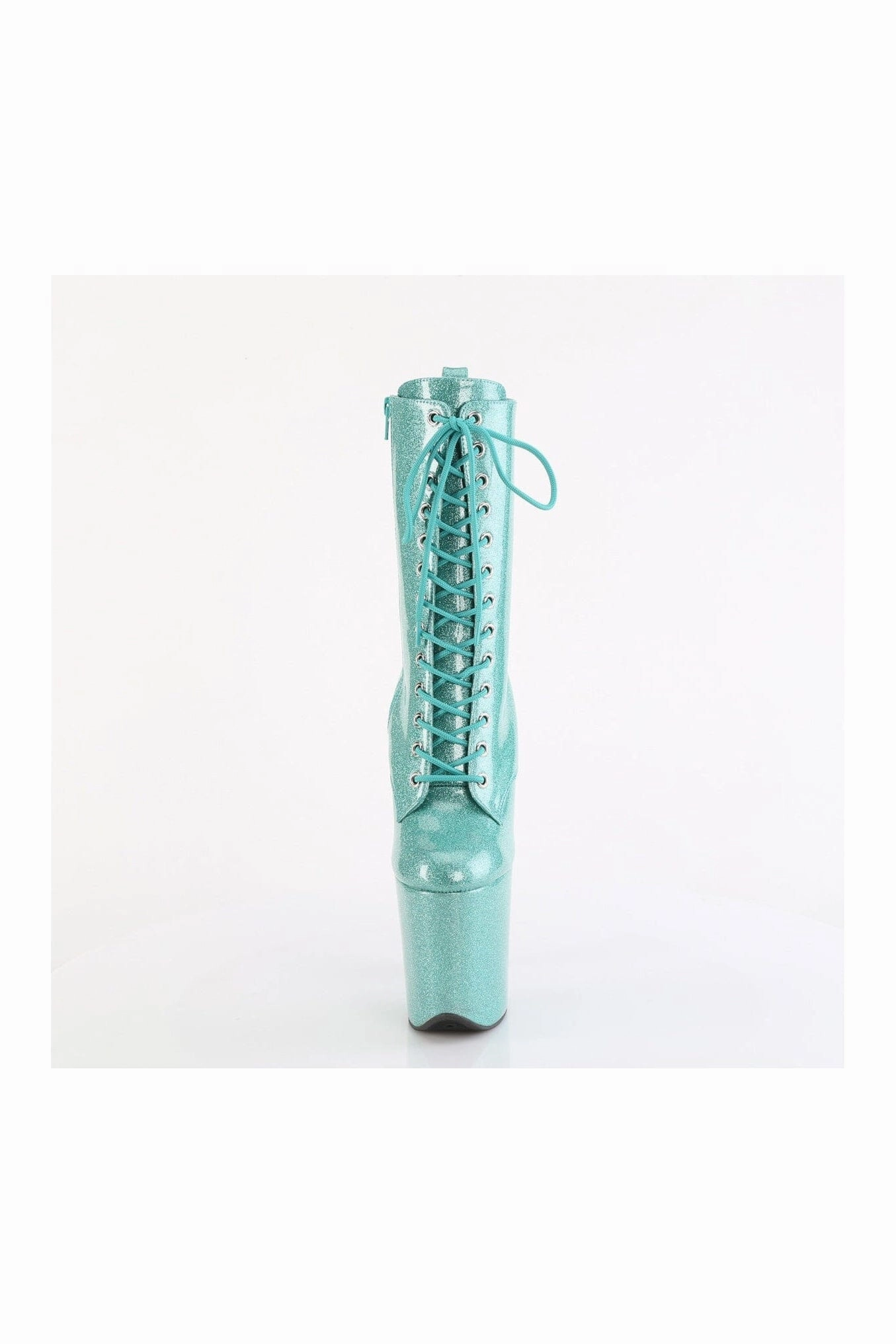 FLAMINGO-1040GP Turquoise Patent Ankle Boot