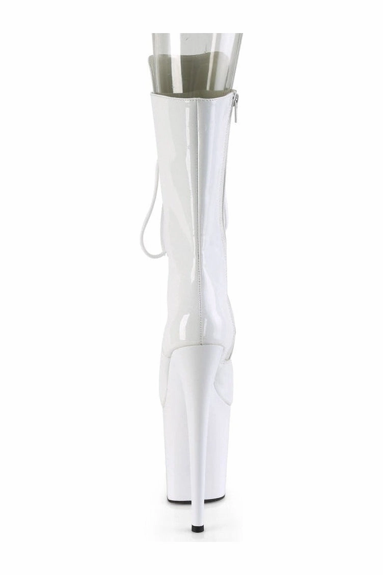 FLAMINGO-1051 Exotic Boot | White Patent