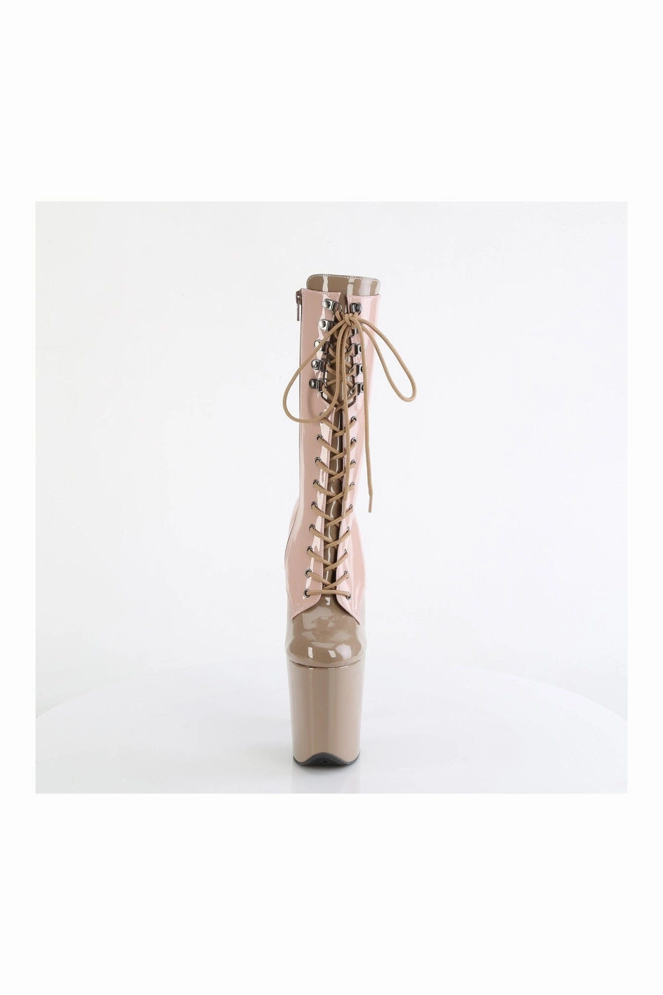 FLAMINGO-1054DC Pink Patent Knee Boot