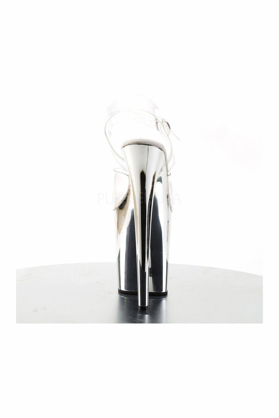 FLAMINGO-808 Platform Sandal  | Clear Vinyl