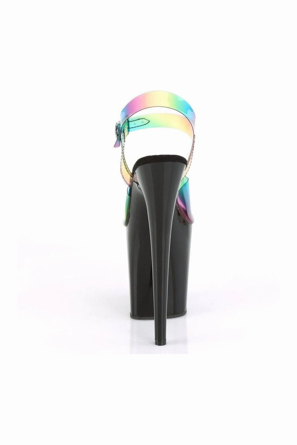 FLAMINGO-808RB Exotic Sandal | Rainbow Vinyl