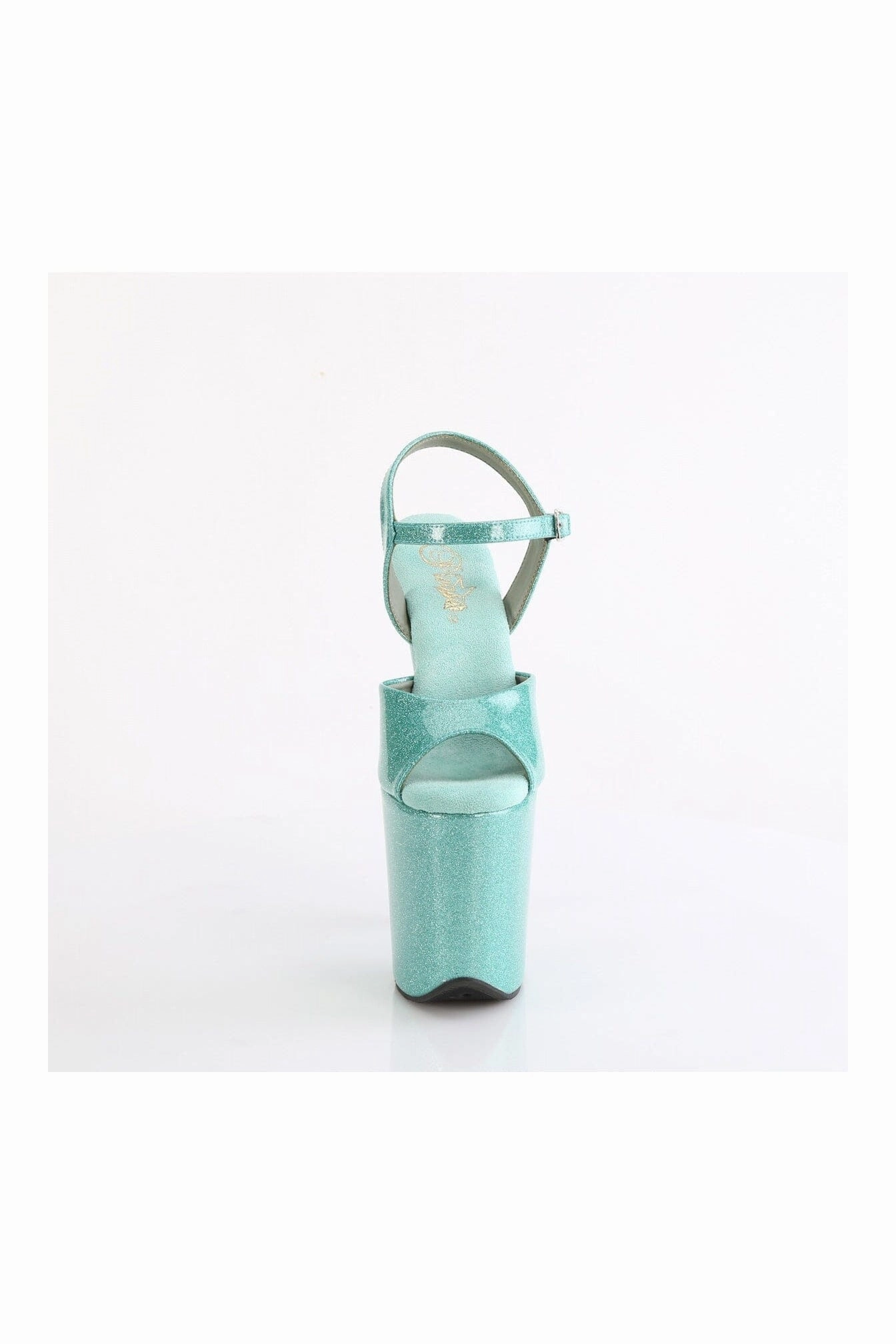 FLAMINGO-809GP Turquoise Patent Sandal
