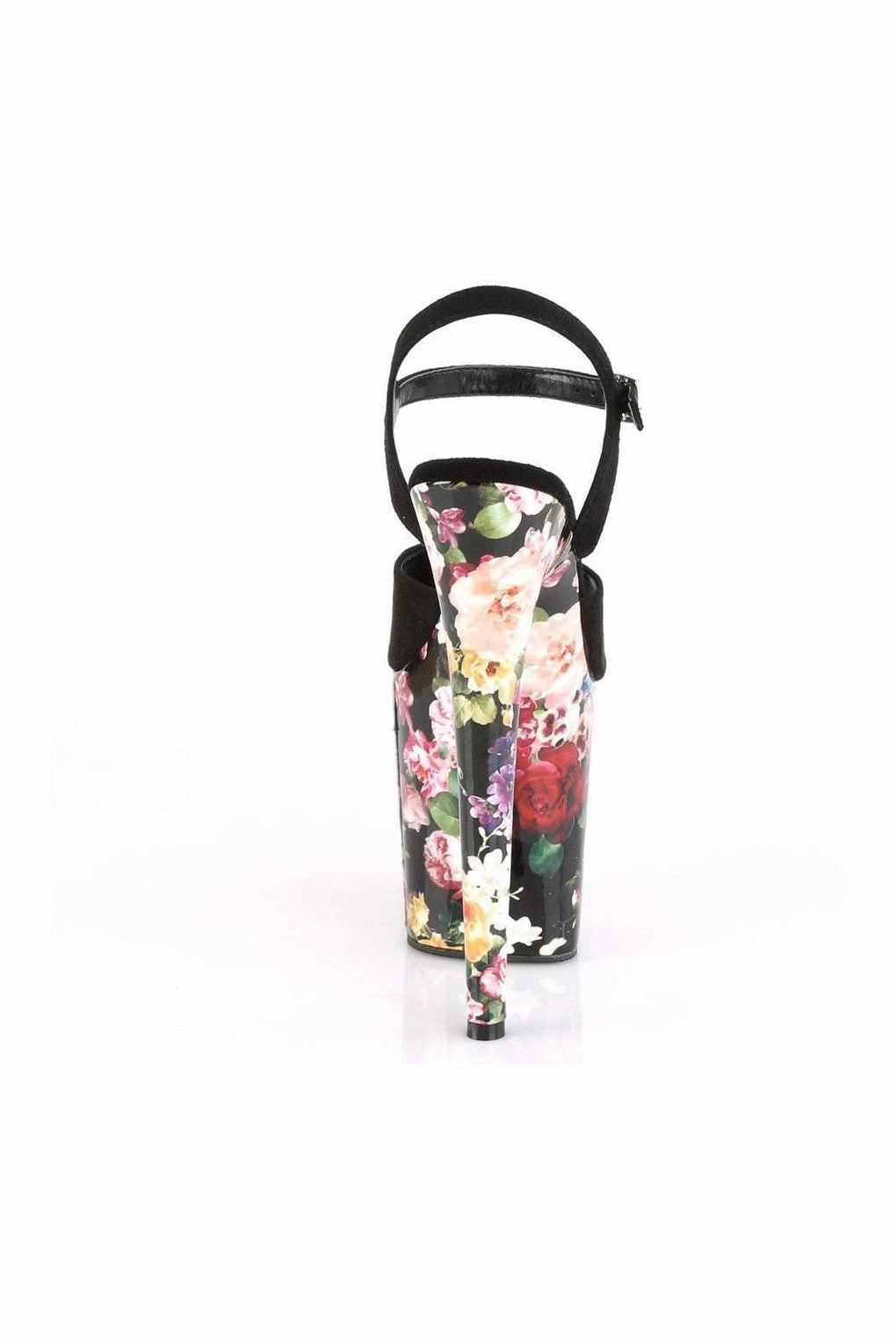 FLAMINGO-809WR Exotic Sandal | Black Faux Leather
