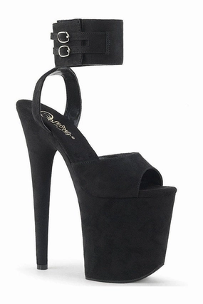 FLAMINGO-891 Exotic Sandal | Black Patent